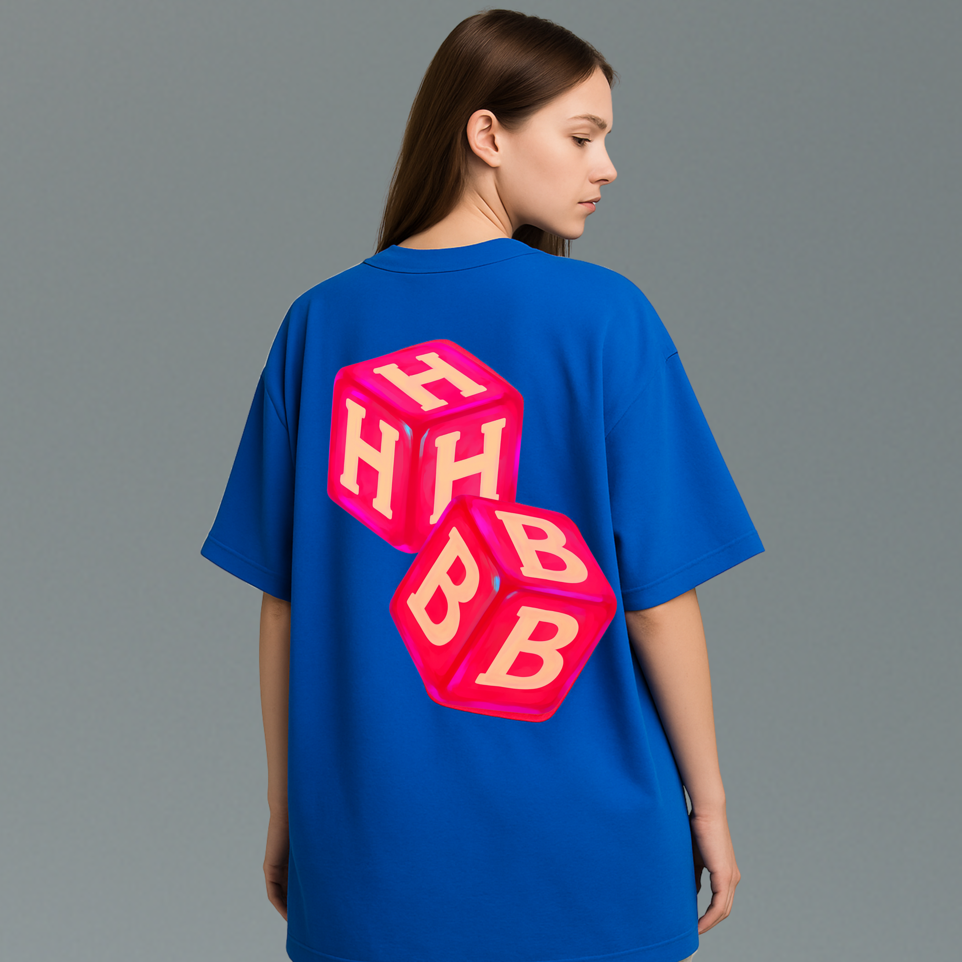 UNISEX OVERSIZED TSHIRT HB CUBES