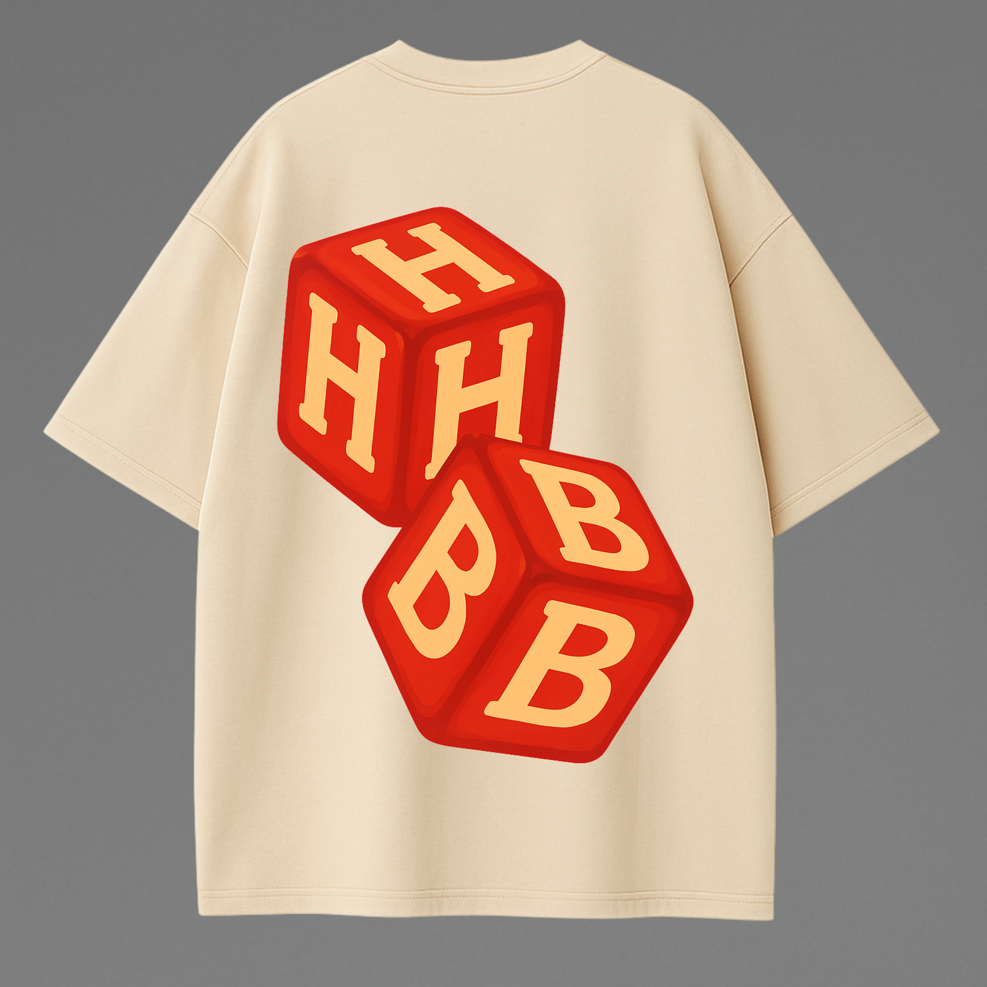 UNISEX OVERSIZED TSHIRT HB CUBES