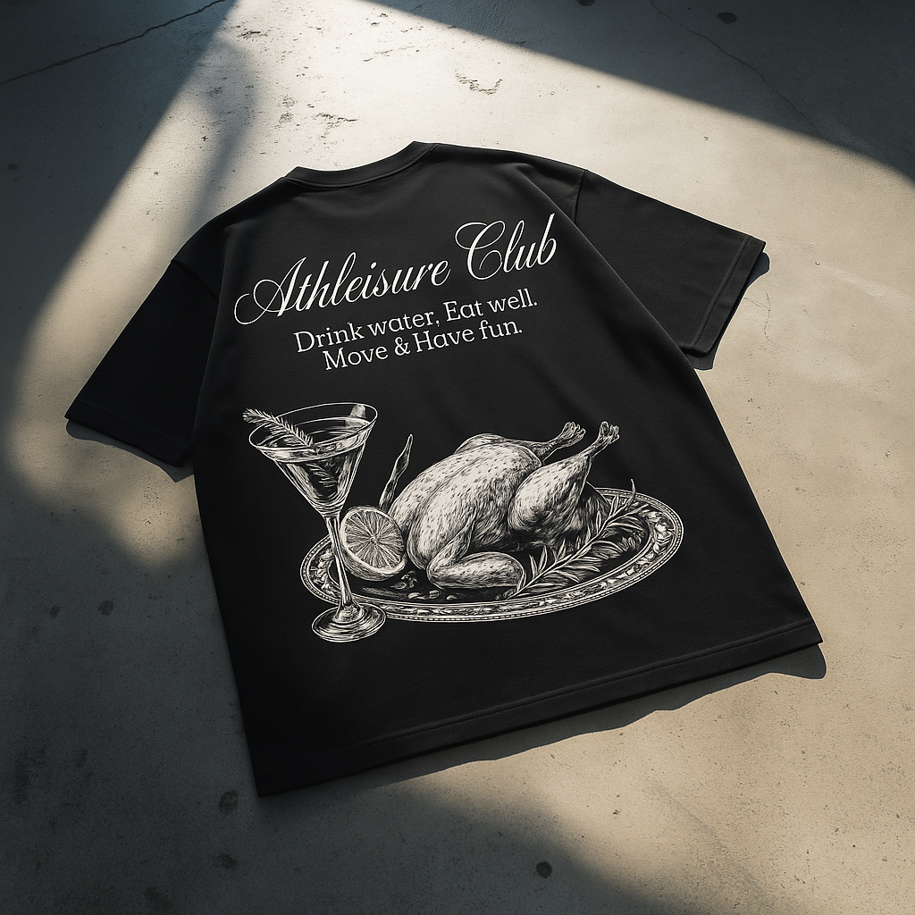 UNISEX « ATHLEISURE CLUB » OVERSIZED T-SHIRT