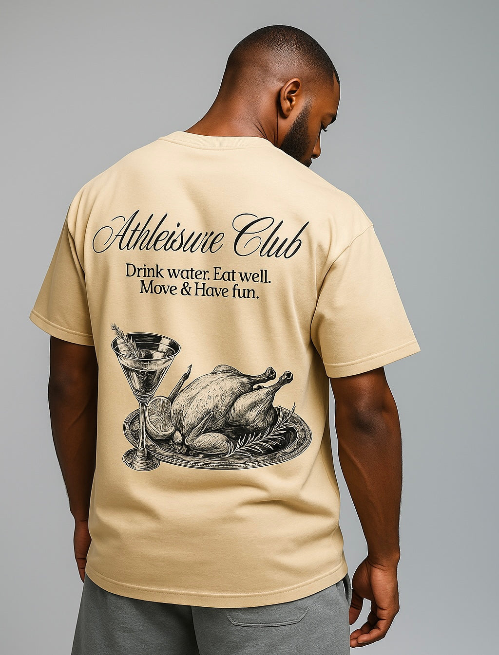 UNISEX « ATHLEISURE CLUB » OVERSIZED T-SHIRT