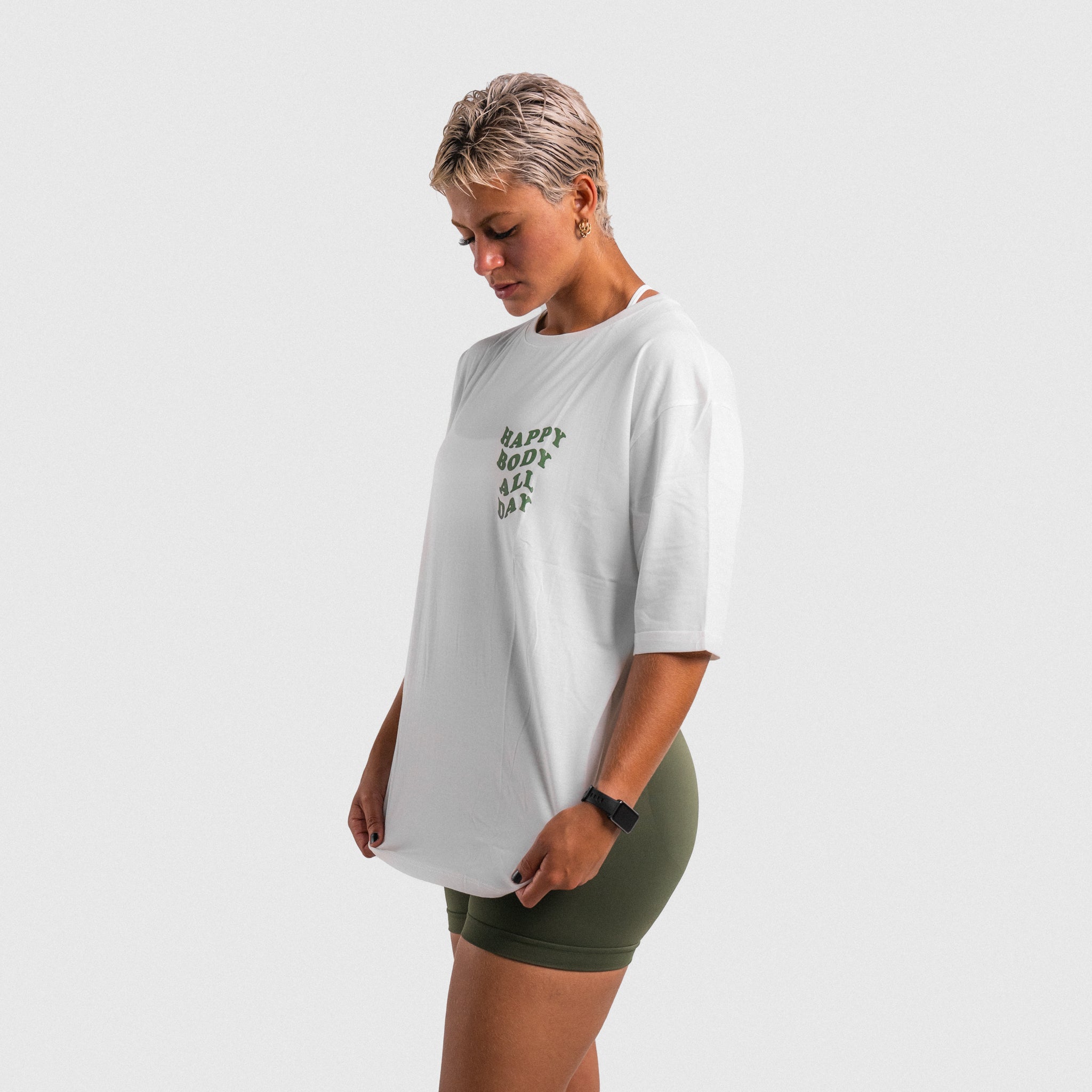 OVERSIZED KAKI T-SHIRT