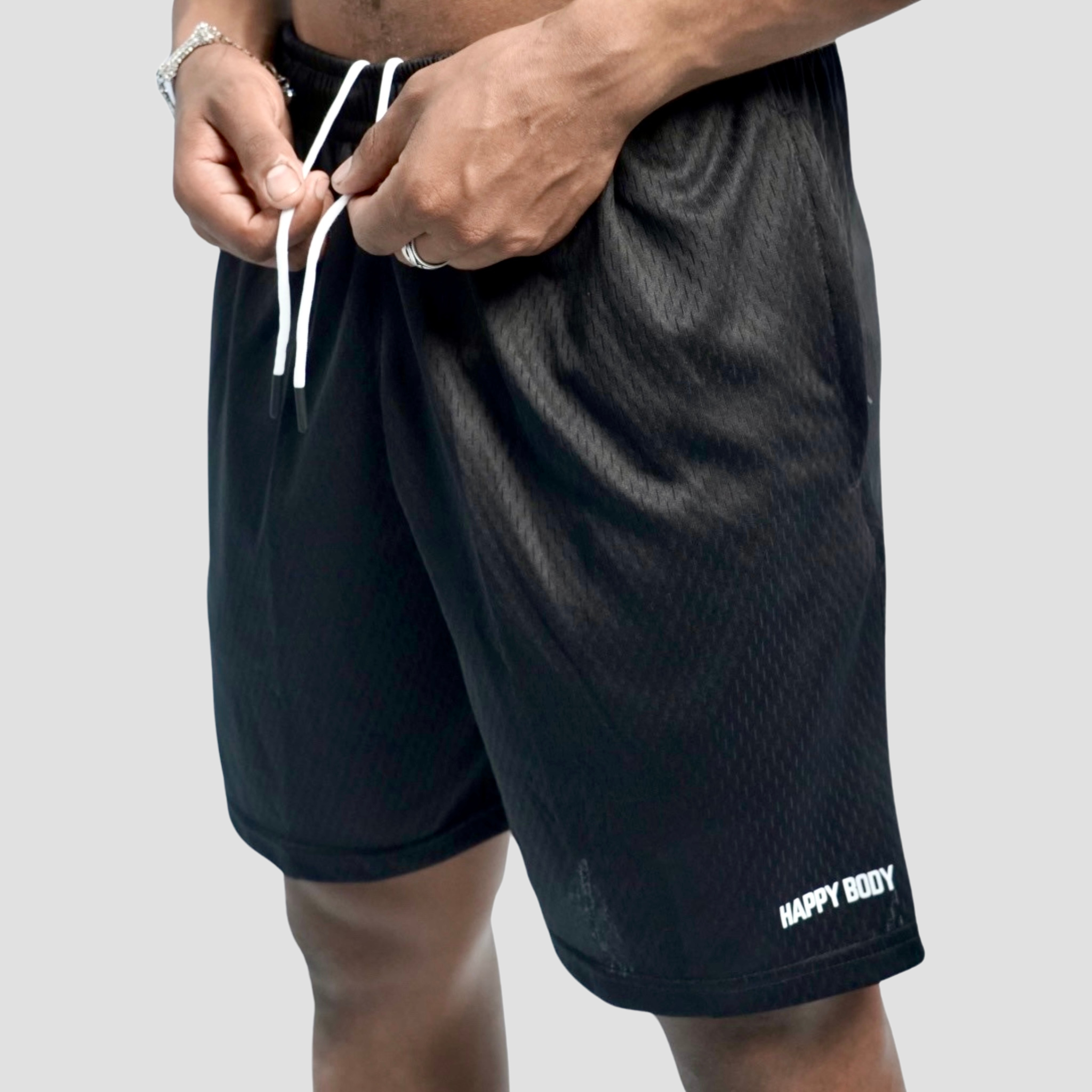 MESH SHORT BLACK