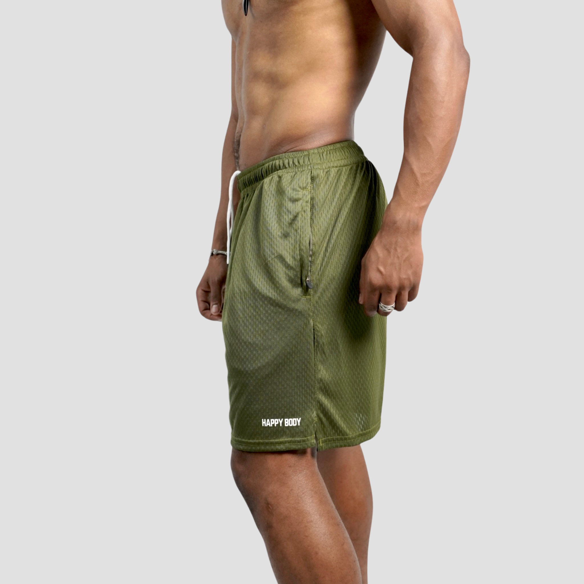 MESH SHORT GREEN ARMY