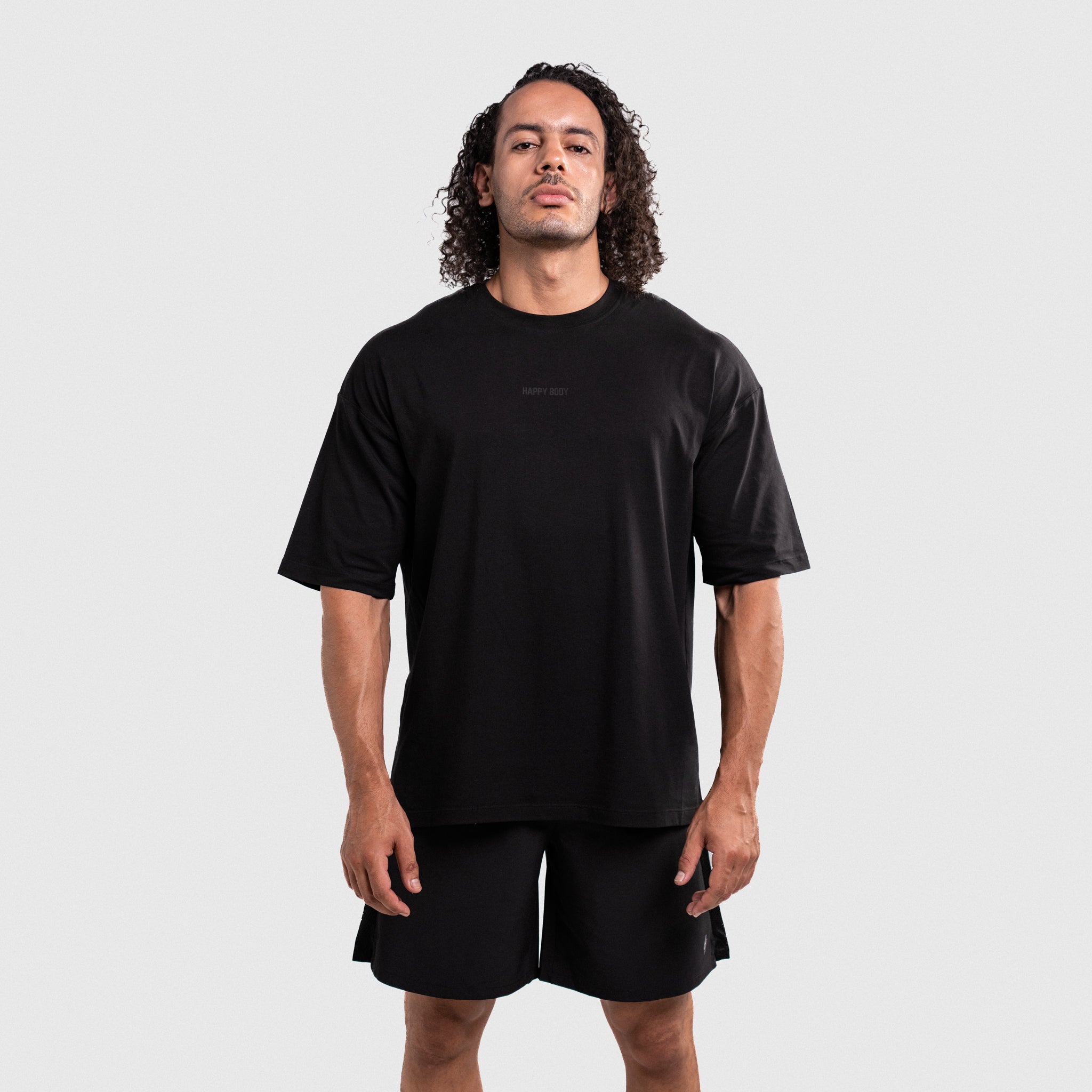 ICONIC OVERSIZED T-SHIRT BLACK