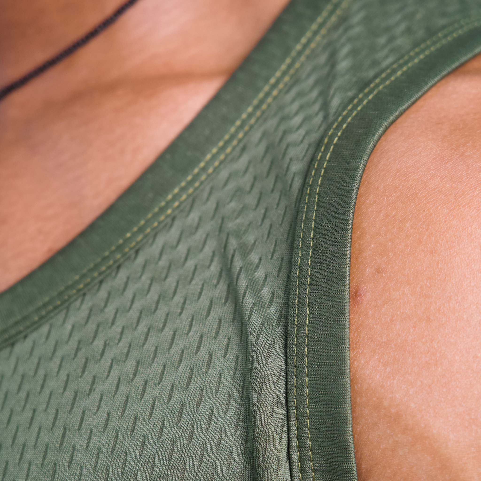 MESH TANK TOP GREEN ARMY